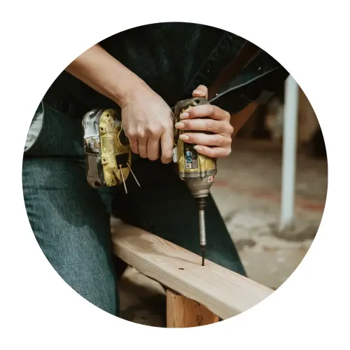 carpenter-occupation-png-circle-badge-element-transparent-background