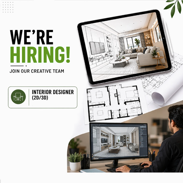 Interior Designer – 2D & 3D