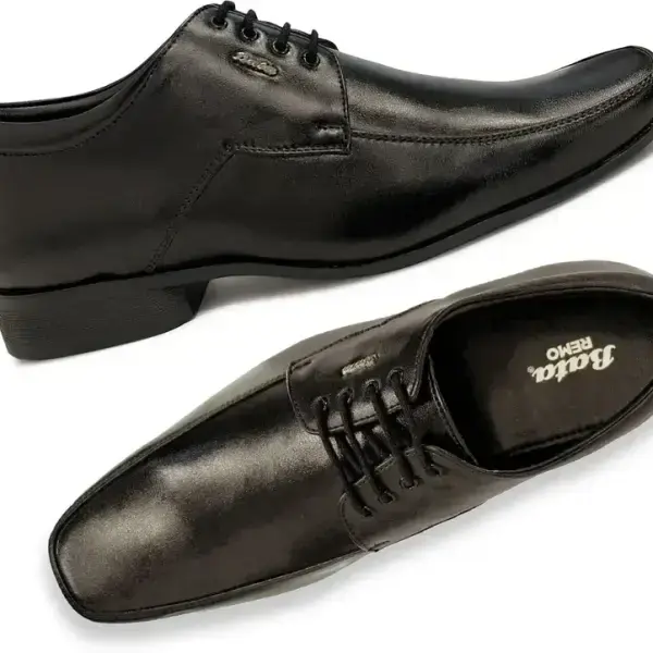 Bata-Lace Up For Men (Black , 8)