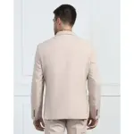 BLACKBERRYS-Three Piece Beige Solid Formal Suit - Randle