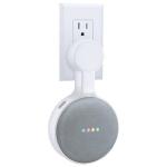 AMORTEK- Space-Saving Accessories Outlet Wall Mount Holder for Google Home Mini Voice Assistant