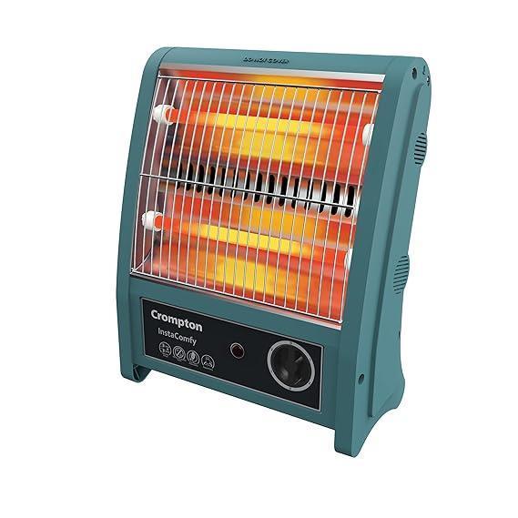 Crompton-Insta Comfy 800 Watt Room Heater with 2 Heat Settings(Grey Blue)
