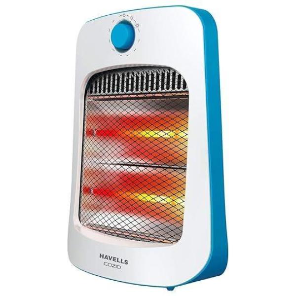 Havells-Co zio Quartz Room Heater - 800 Watts (White, Blue)