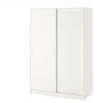 IKEA-Wardrobe with sliding doors, white,