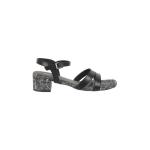 Mochi-Women Black Casual Sandals