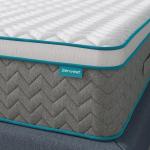 Overstock-14" Hybrid Mattress – Bamboo Charcoal Gel Memory Foam & 7-Zone Pocket Coil Support, Medium Firm, 100-Night Trial