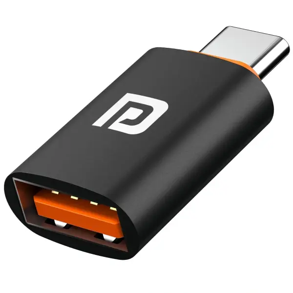 Portronics Bridge Y USB 3.0 to Type C OTG Adaptor, 10Gbps High Speed Data Transfer, Thunderbolt to USB Adapte