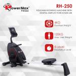 PowerMax-RH-250 Foldable Rowing Machine with Digital Display for Home use