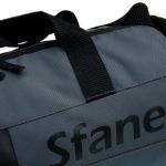 Sfane-Polyester 23cms Duffle/Shoulder/Gym Bag for Men & Women with Separate Shoe Compartment (Grey)