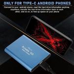 SSD USB 3.1 External Solid State Drives Hard Disk for PC Laptop 500GB Blue