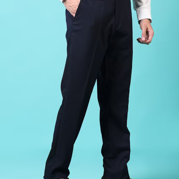Men ankle length formal trouser
