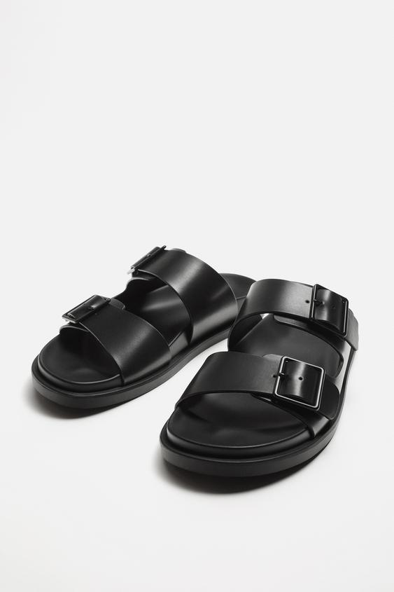 ZARA-DOUBLE-STRAP SANDALS